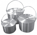 Котел алюминиевый с крышкой Tramp 13 л TRC-057