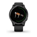 Смарт-часы Garmin Venu черные с серым безелем
