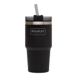 Термокружка с трубочкой Stanley Quencher 0,6л черная 