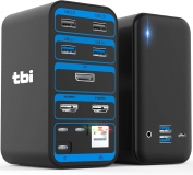 Докінг станція 15 в 1 USB Hub Macbook Type-C 4К 2xHDMI 1xDisplay Port