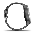 Смарт-часы Garmin Vivoactive 4 серые с серебристым безелем
