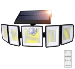 Бездротовий сонячний ліхтар Smartlink 432 LED з датчиком руху і дистанційним керуванням