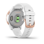 Смарт-часы Garmin Vivoactive 4S белые с золотистым безелем