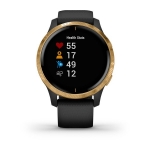 Смарт-часы Garmin Venu черные с золотистым безелем