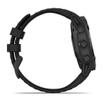 Смарт-часы Garmin Fenix 6 Pro черные с черным ремешком