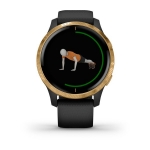 Смарт-часы Garmin Venu черные с золотистым безелем
