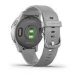 Смарт-часы Garmin Vivoactive 4S серые с серебристым безелем