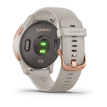 Смарт-часы Garmin Venu песочного цвета с золотистым безелем