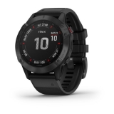 Смарт-часы Garmin Fenix 6 Pro черные с черным ремешком