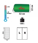 Спальный мешок Totem Ember L Green (TTS-003.12-L) 