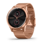 Смарт-часы Garmin Vivomove Luxe розовое золото PVD 18K с ремешком (миланская петля)