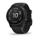 Смарт-часы Garmin Fenix 6s Pro черные с черным ремешком