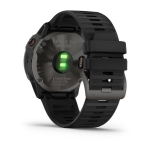 Смарт-часы Garmin Fenix 6X Pro Solar титановые серые DLC с черным ремешком