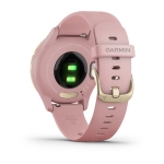 Смарт-часы Garmin Vivomove 3S золотистый циферблат с розовым силиконовым ремешком