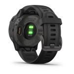 Смарт-часы Garmin Fenix 6s Sapphire серые DLC с черным ремешком