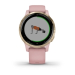 Смарт-часы Garmin Vivoactive 4S розовые с золотистым безелем