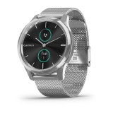 Смарт-часы Garmin Vivomove Luxe серебристый с серебристым ремешком (миланская петля)