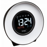Будильник светильник TFA MOOD LIGHT звуки природы меняет цвета адаптер 138x92x139 мм