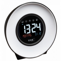 Будильник светильник TFA MOOD LIGHT звуки природы меняет цвета адаптер 138x92x139 мм