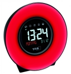 Будильник светильник TFA MOOD LIGHT звуки природы меняет цвета адаптер 138x92x139 мм