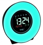 Будильник светильник TFA MOOD LIGHT звуки природы меняет цвета адаптер 138x92x139 мм