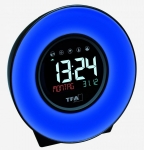 Будильник светильник TFA MOOD LIGHT звуки природы меняет цвета адаптер 138x92x139 мм