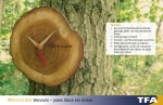 Часы настенные TFA "TREE-O-CLOCK", дерево (дуб), 180x40х172 мм 60304608