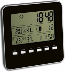 Метеостанция TFA Quadro чёрный 35109801
