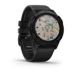 Смарт-часы Garmin Fenix 6X Pro черные с черным ремешком