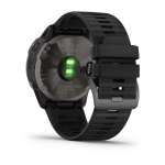 Смарт-часы Garmin Fenix 6X Sapphire серые DLC с черным ремешком