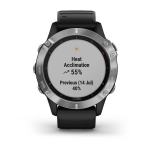 Смарт-часы Garmin Fenix 6 серебристые с черным ремешком