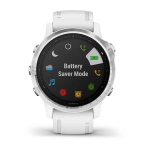Смарт-часы Garmin Fenix 6s белые с белым ремешком