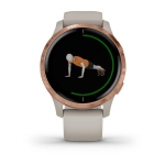 Смарт-часы Garmin Venu песочного цвета с золотистым безелем