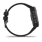 Смарт-часы Garmin Fenix 6X Sapphire серые DLC с черным ремешком