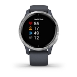 Смарт-часы Garmin Venu синий гранит с серебристым безелем