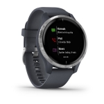 Смарт-часы Garmin Venu синий гранит с серебристым безелем