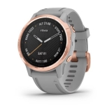 Смарт-часы Garmin Fenix 6s Sapphire розовое золото с серым ремешком