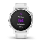Смарт-часы Garmin Fenix 6s белые с белым ремешком