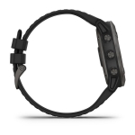 Смарт-часы Garmin Fenix 6X Pro Solar титановые серые DLC с черным ремешком
