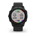 Смарт-часы Garmin Fenix 6X Pro черные с черным ремешком