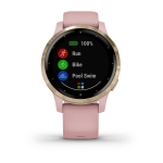 Смарт-часы Garmin Vivoactive 4S розовые с золотистым безелем