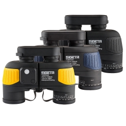 Бинокль Sigeta Admiral 7x50 Yellow floating compass reticle морской
