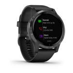 Смарт-часы Garmin Vivoactive 4 черные с серым безелем