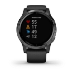 Смарт-часы Garmin Vivoactive 4 черные с серым безелем