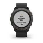 Смарт-часы Garmin Fenix 6X Pro Solar титановые серые DLC с черным ремешком