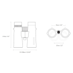 Бинокль Hawke Sapphire Top Hinge ED 10x42 (Green)