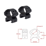 Кольца Hawke Matchmount 1"/Weaver/Low (22112)
