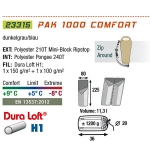 Спальный мешок High Peak Pak 1000 Comfort / +5C (Left)