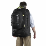 Сумка-рюкзак на колесах Caribee Fast Track 85 Black (921801)