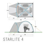 Палатка Caribee Starlite 4